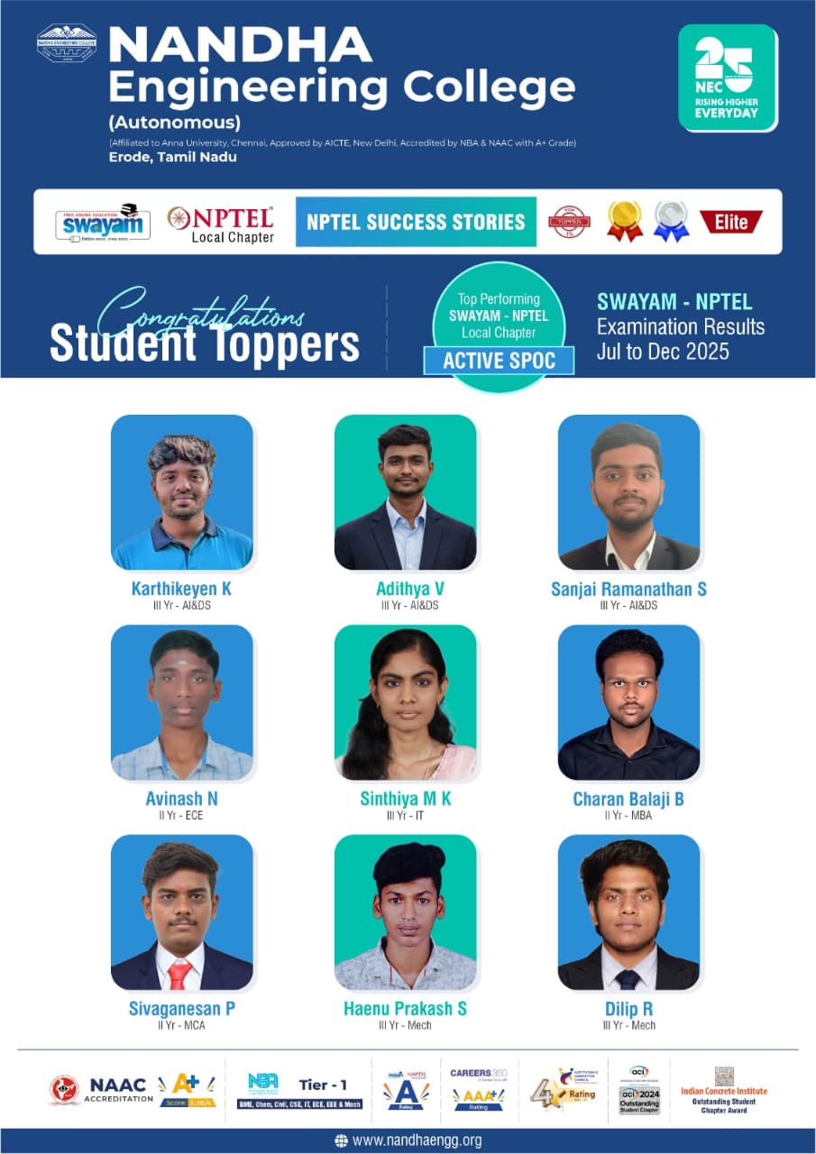 NPTEL Student Toppers
